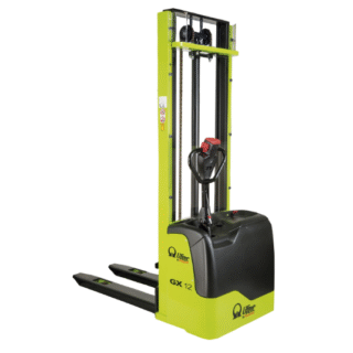 Apilador Eléctrico GX12/29, Elevación 2.900 mm, 1.200 Kg, Batería 2x12V/85 Ah