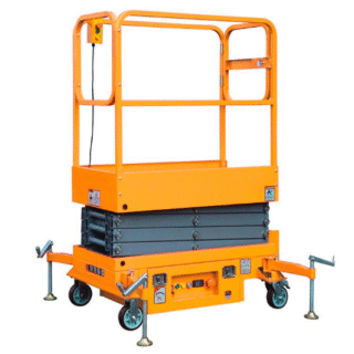 Plataforma Elevadora de Tijera 3.9m-300kg a Cable