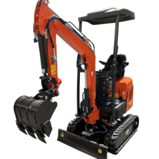 Miniexcavadora ancho regulable Hippopotamus 108 1 Tonelada