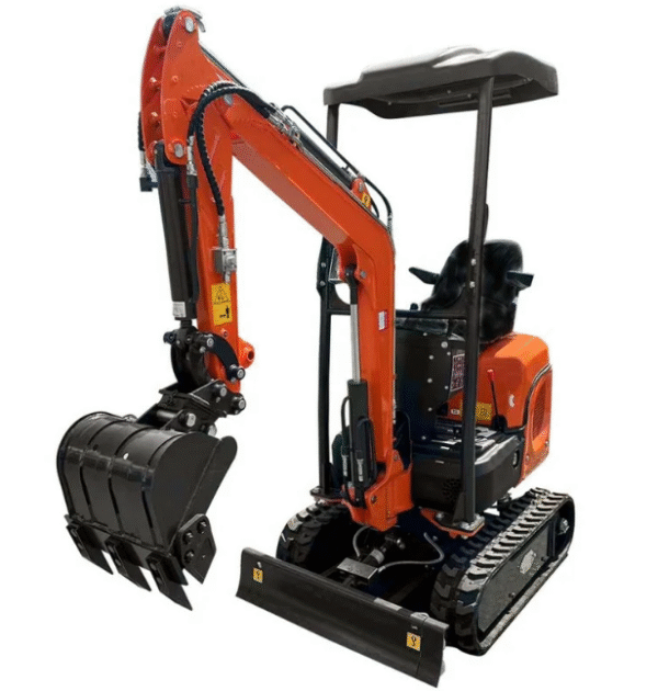 Miniexcavadora ancho regulable Hippopotamus 108 1 Tonelada