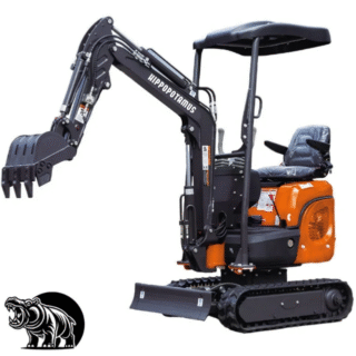 Miniexcavadora multifunción Hippopotamus 128 1 Tonelada