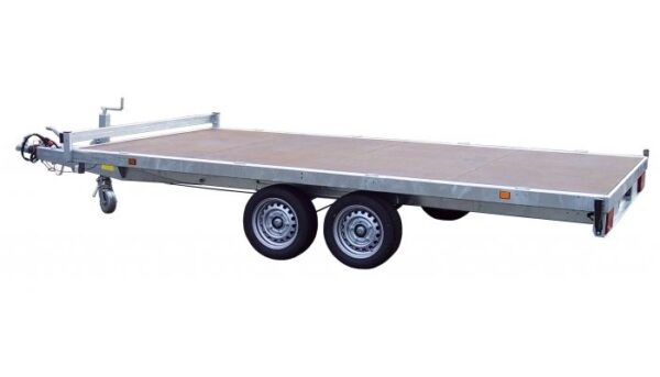 Remolque de plataforma con freno 406x215 con 2 ejes 32680 Lider