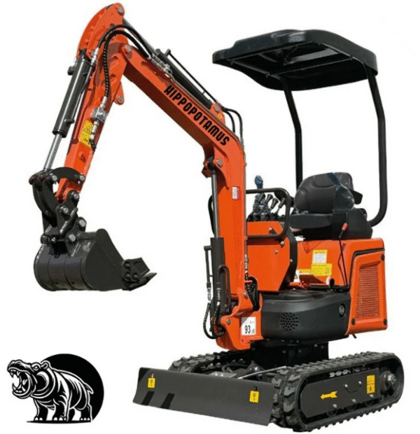 Miniexcavadora Hippopotamus 129 1 Tonelada