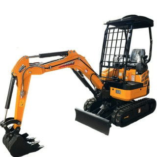 Mini excavadora motor diésel Garto GR20 215 cm 2000 kg