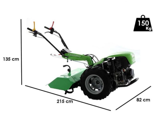 Lampacrescia MGM Castoro Super - Motocultor diésel - Kohler Lombardini 441cc – Image 2