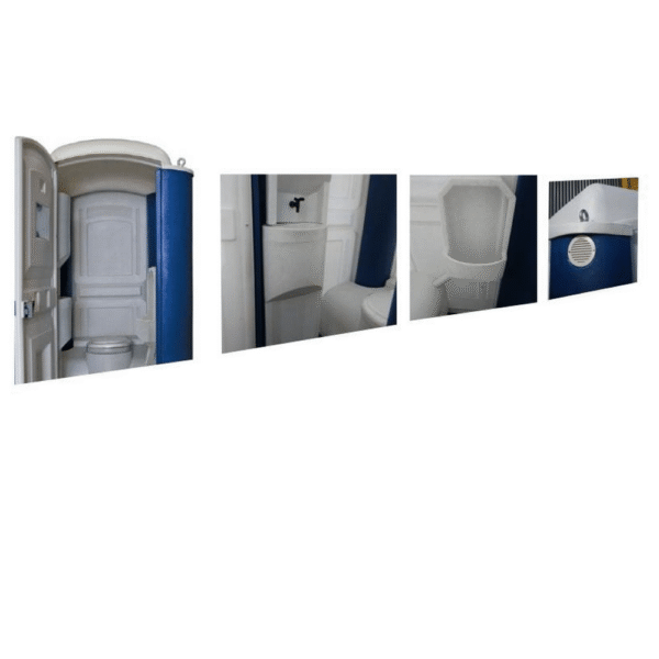 Cabina de baño químico de estilo inglés con urinario - Image 2
