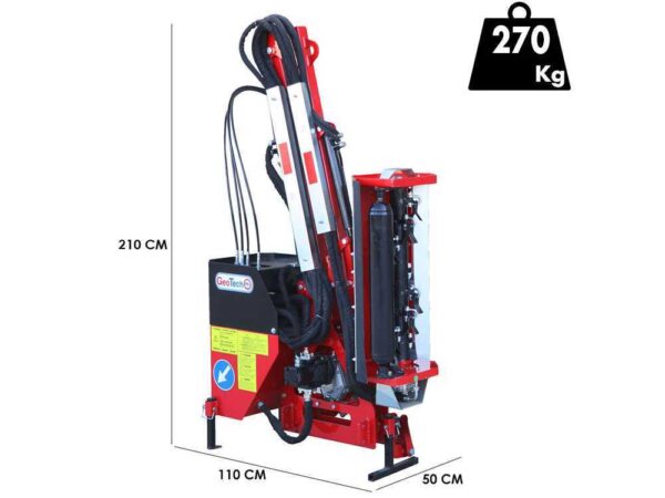 GeoTech-Pro HRM 60 - Desbrozadora de brazo para tractor - Image 2