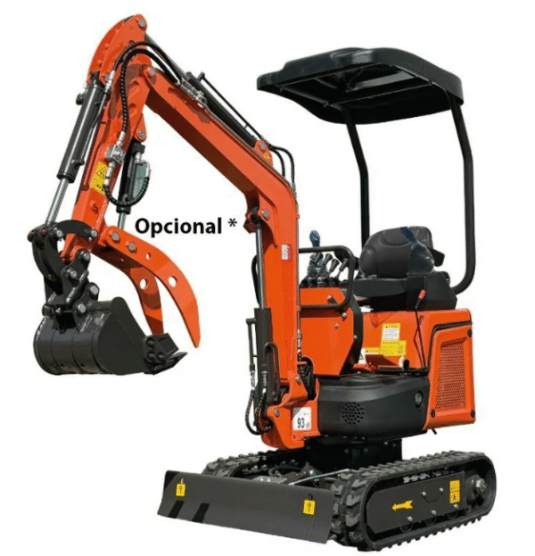 Miniexcavadora Hippopotamus 129 1 Tonelada – Image 3