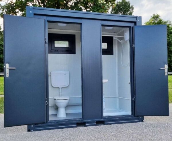 WC + Cabina de ducha (WC-BR) 1,20 x 2,21 x 2,35 m (h) – Image 4