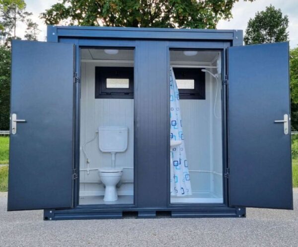 WC + Cabina de ducha (WC-BR) 1,20 x 2,21 x 2,35 m (h)